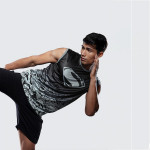 Men Grey & Black Superman Printed Innerwear Vest