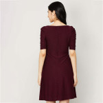 Women Textured Skater Dress