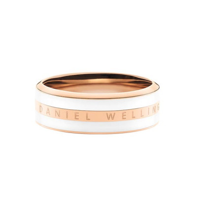 Unisex Rose Gold-Plated Engraved Ring